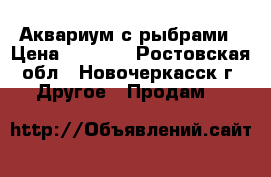 Аквариум с рыбрами › Цена ­ 3 000 - Ростовская обл., Новочеркасск г. Другое » Продам   